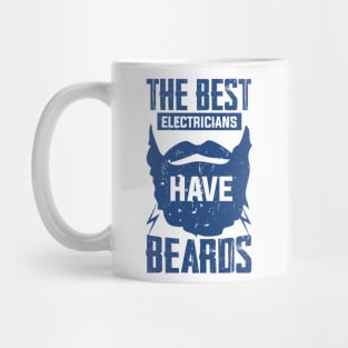 jobs The Best Electricians Have Beards beard lover owner Mug